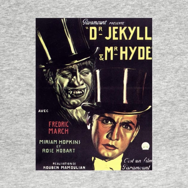 Classic Horror Movie Poster - Dr. Jekyll and Mr. Hyde by Starbase79